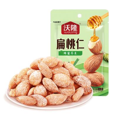 China Nutritious Honey Mustard Almond 35g Flavored Nut Snack Roasted Mixed Nut Snacks for sale