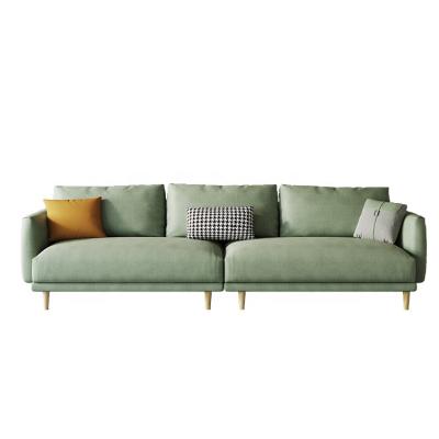 China Nordic Elegant Sofa Bed Living Room Mint Green Set for sale