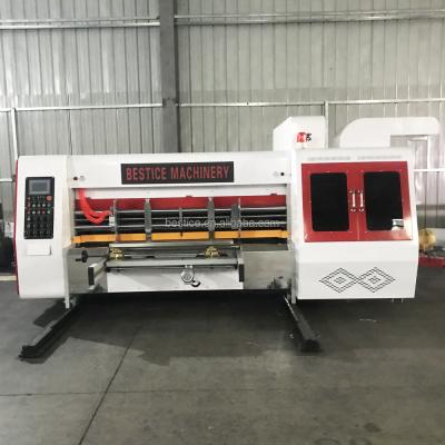 China Small Cardboard Box Mini Box Type Cardboard Printing Slotting Cardboard Die Cutting Machine 2300mm for sale