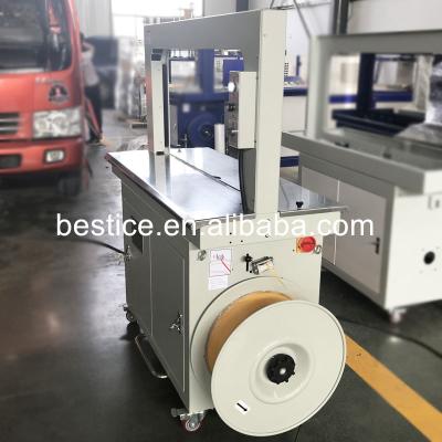 China Others semi automatic pp tie package box tying tape machine for sale