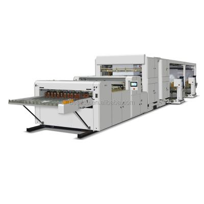 China A4/A3 Paper Making Roll Double To Cover Cutter Automatic Machine For A3 A4 Size Precision Cross Paper Cutting for sale