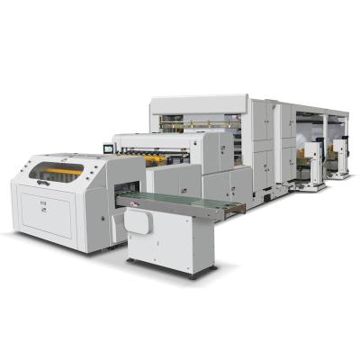 China Paper Making A4/A3 Two Rolls A3 A4 Size Desktop Copy Paper Cutter Precision Automatic Cross Cutting Machine for sale