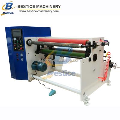 China Automatic Products BOPP / Masking / Double Side / Foam Tapes Grade Roll Rewinder Slitter Machine for sale