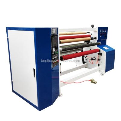 China Waterproof Two Axles 1300mm Width Ribbon Rewinding Machine for sale