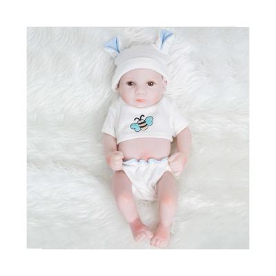 China Mini 10 Inch Full Silicone Newborn Vinyl Dolls Changeable Dressing Baby Body Washable For Girl for sale