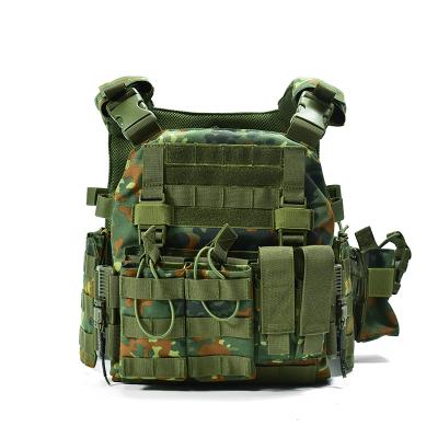 China Camouflage Tactical Ergonomic Vest Armor Soft Combat Training Assault Vest Load Plate Carrier Battlefield Body Protection MOLLE for sale