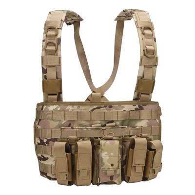 China Camouflage Modular Tactical Adjustable Functional Military Vest System Vest Chest Rig Combat Attack Assault Vest Tactical Battlefield for sale