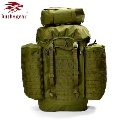 China Factory Supplier Tactical Multifunctional Sports Backpack 80L Mountaineering Bag Waterproof Molle System Hiking Backpack BG-080L for sale