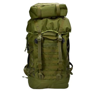 China Tactical Waterproof Camouflage Large Capacity Bear Load 80 Liter Waterproof Bag Outdoor Trekking Increasing MOLLE Battlefield Backpack for sale