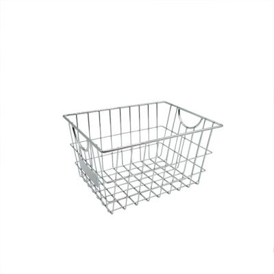 China High Quality Modern Chrome Fashion Metal Lockers Storage Basket for sale