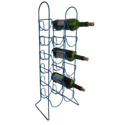 China Stockable customizd design metal hotel 6 tier rack shelf brass stocked wine bottle rack for sale