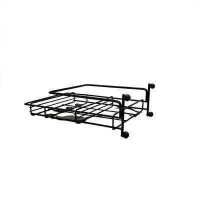 China Best Viable Selling Drying Liner 3 Tier Dish Black Utensil Kitchen Storage Rack for sale