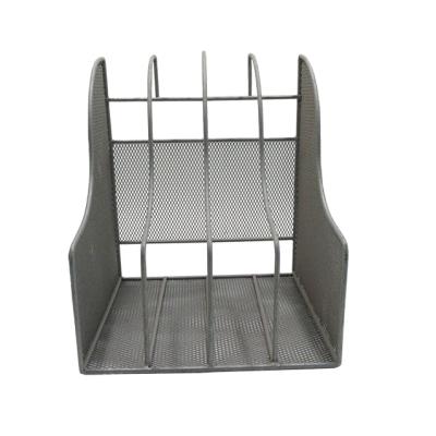 China High Quality Modern Style 4 Compartment Frame Folder Rack Office Mesh File Rack for sale