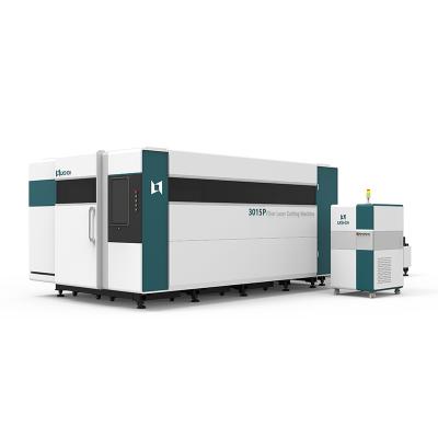 China Laser CUT 3000*1500mm 4000w Fiber Laser Cutting Machine With Protective Cover for sale