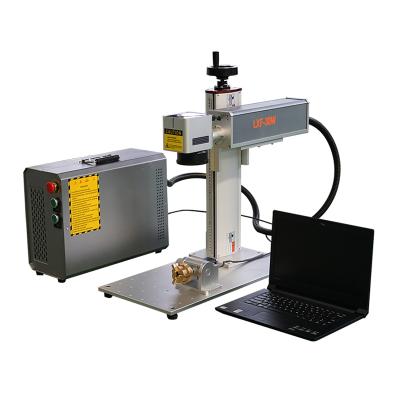 China Laser marking 20W 30W 50W 100W mini portable metal stainless steel carbon steel color fiber laser marking machine price for sale