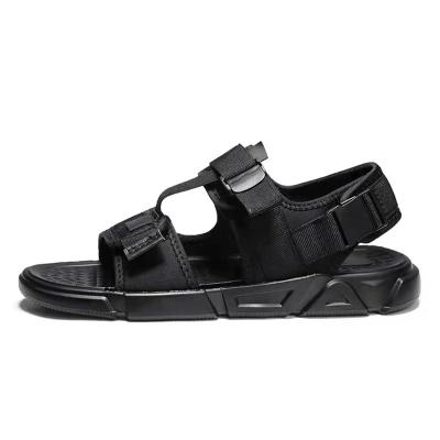 China Breathable Well Selling Sandals Breathable PVC Black Black Soft Casual Shoes For Men for sale