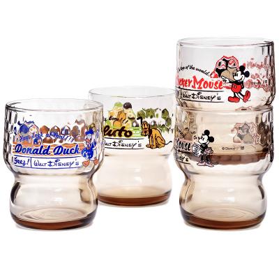 China Wholesale Cheap Viable Wine Glass Shot Glass With Micky Mouse Design Gift Box for sale