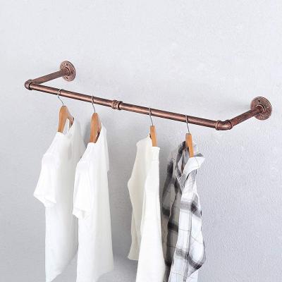 China Durable Detachable Wall Mounted Clothing Display Racks 100cm , Universal Hanging Rod For Closet Storage for sale