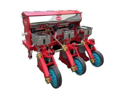 China 3 Row 750-1000mm Maize Seed Planter With Fertilizer 3 Point Linkage Cat I-III for sale