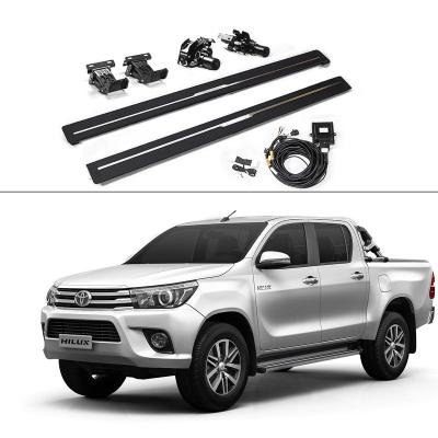 China Hilux Vigo Foldable Running Boards Aluminum Alloy Hilux Side Step Waterproof 100% for sale