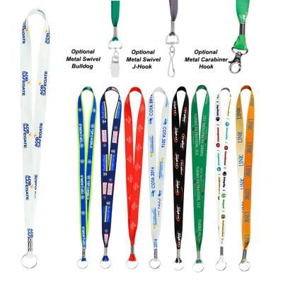 China Durable Promotional Custom Event Logo Badge Holder Landyard Keychain Lanyards No Min Order for sale