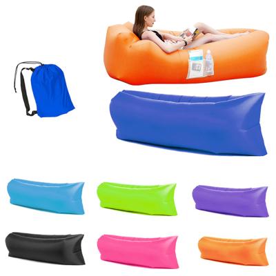 China Eco-Friendly High Quality Airsofa Laybag Lazy Inflatable Couch Couch Airsofa Laybag Air Mattress Sleep Bag Beach Camping Lazy Sofa for sale