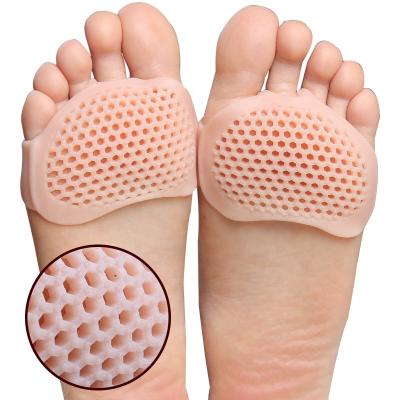 China Breathable Silicone Honeycomb Forefoot Protector Shoe Insole Massage Shoe Insert for sale