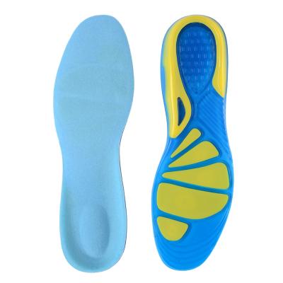 China Silicone Anti Fatigue Insole Athletic Running Sports Cushioned Insole Gel Insoles For Sports Shoes for sale