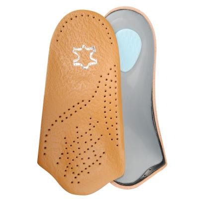 China 3/4 Orthotic Insole Support TPR Half Arch Insole Pads Orthopedic Flat Correct Length Feet Health Care Insert Orthotics for sale