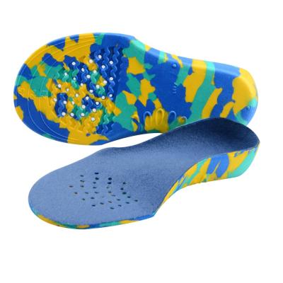 China EVA+Fabric Kid EVA Orthopedic Insoles Flat Foot Arch Support Shoe Insole Pain Relief Kids Insoles for sale