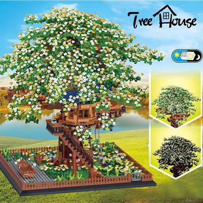 China 8000pcs Toy MORK 031004 Creator Series Treehouse Model Building Block Building Block Toys Bricks Birthday Collection Gifts For Children Kids for sale