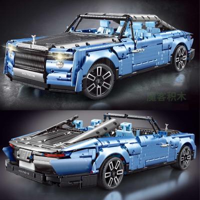 China MODEL TOY Compatible with Super Lego High-Tech Rolls-Royce Race Car Model Building Blocks Bricks Kit Toys For Children Boy's Gift for sale