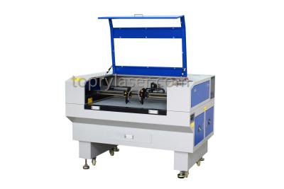 China Handbag Suitcase Toys Dual Head Laser Cutting Engraving Machine (JM1280T) for sale