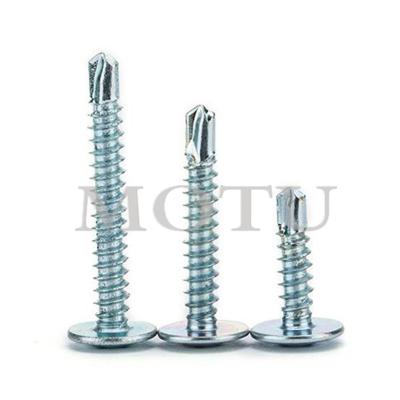 China M4.2 Truss Zinc Wafer Modified Truess Self Drilling Sheet Metal Screw Phillips Head Drive for sale