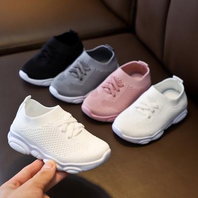 China 2021 Kids Flat Shoes Anti Slip Casual Flat Sneakers Soft Bottom Baby Rubber Sneakers Shoes Kids Girls Boys Children's Sports Shoes for sale