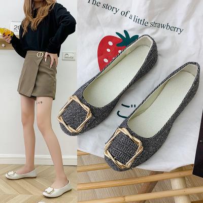 China Wholesale Fashion Flat Cheap Loafers Women's Casual Flat Shoes Ballet Flats For Women And Ladies Comfortable Girl's Flat Shoes for sale