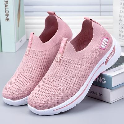 China CUSHIONING Fashion New Mesh Female Women Loafers Walking Shoes Sneakers Ladies Casual Flats Slip On Sock Sneakers Shoes for sale