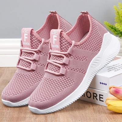 China CUSHIONING New Cheap Fashion Platform Sneakers Ladies Flats Mesh Breathable Women Sport Shoes Hot Sale Running Walking Shoes Women for sale