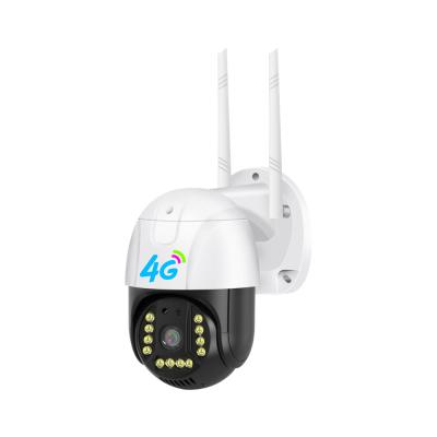 China Human Motion Tracking Sim Card 360 Mini PTZ Camera H.265 V380 Camera H.265 V380 Outdoor CCTV IP 4G PTZ Tracking Camera for sale