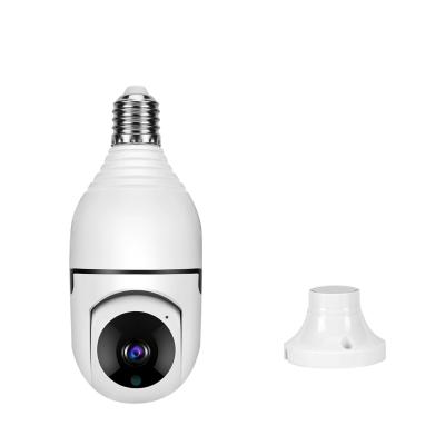 China Human Motion Tracking Newcomer Pro Mini PTZ HD Wifi IP Camera V380 Security Cam Bulb Auto Tracking Camera With E27 Socket for sale