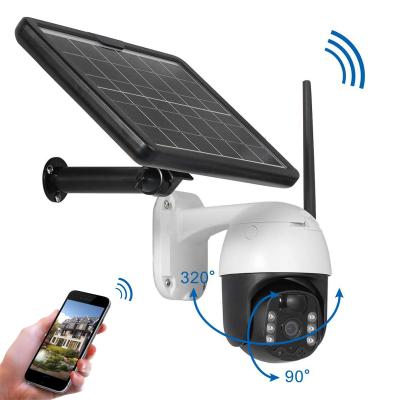 China 4G NIGHT VISION Night Vision PIR Motion Detection Two-Way Audio Camera Cloud Battery Outdoor PTZ PIR Solar Camera for sale