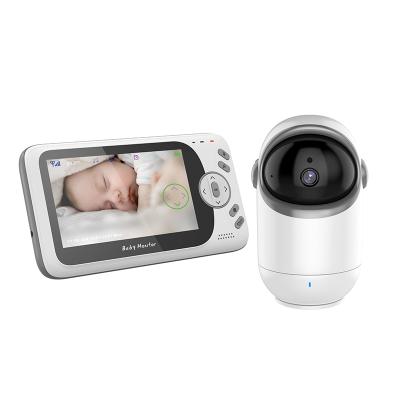 China PAN-TILT LCD Screen 4.3Inch Screen Baby Monitor Camera Full HD Smart Radio Security CCTV Night Vision Child Camera for sale