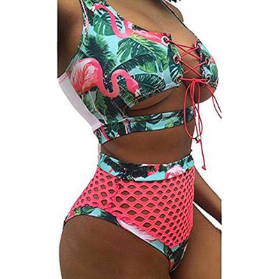 China 2021 Breathable Custom Made Hot Sale Bikini Set Women Swimsuit Cartoon Swimwear for sale