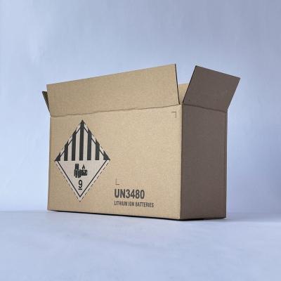 China Hot Selling Recycled Materials Box Fashionable Recyclable Corrugated Paperboards Flat Packed Single Wall Shipping Boxes for sale