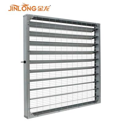 China Qingzhou jinlong large air exchange automatic air inlet window shutters for poultry house/agriculture/chicken house for sale