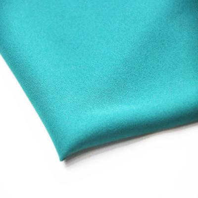 China Anti Pill Woven Polyester Fabric 96%P 4%SP 227GSM 150D+75D*2 Textile Spun Polyester Fabric For Dresses Polyester for sale