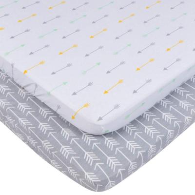 China Washable Baby Cotton Crib Fitted Sheet for sale