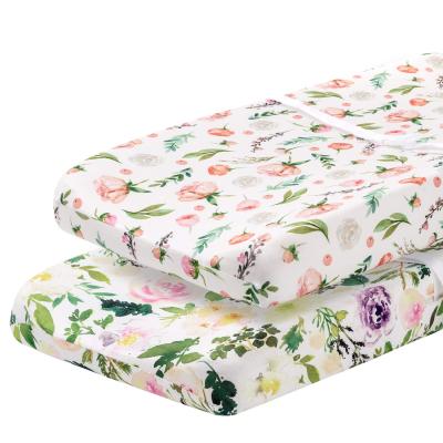 China Soft And Washable Digital Printed Jersey Cotton Baby Crib Sheet for sale