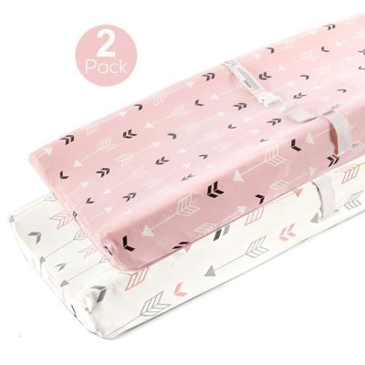 China 2 Pack Jersey Knit Changing Pad Covers Changing Pad Cover for sale