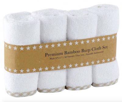 China Premium QUICK DRY bamboo baby burp tissues 4 packs for sale